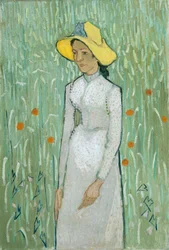 Mädchen in Weiß, 1890